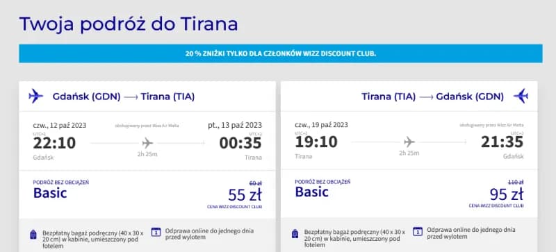 Ile kosztuje lot do Albanii? Sprawdź najniższe ceny biletów Ile kosztuje lot do Albanii? Sprawdź najniższe ceny biletów