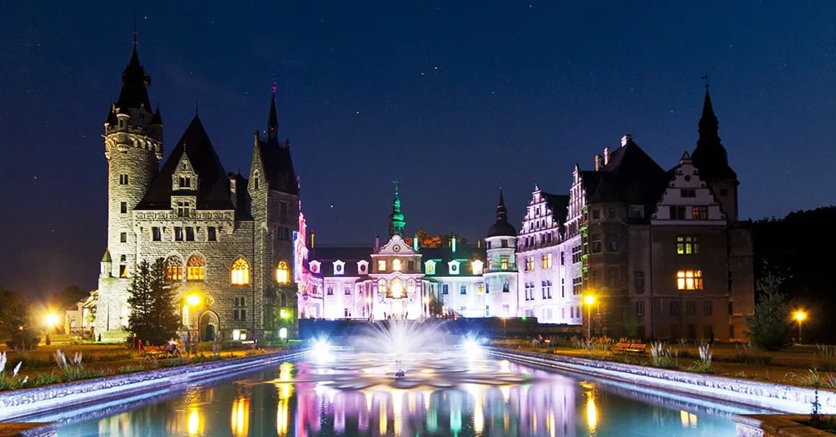 Zamek w Mosznej i jego magiczne atrakcje w stylu Harry'ego Pottera Zamek w Mosznej i jego magiczne atrakcje w stylu Harry'ego Pottera